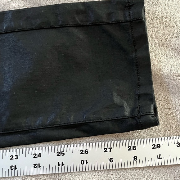Opus Emily Refined Coated Black Jeans Skinny Fit Size Euro 36 US 6 Chic Moto - Picture 16 of 16